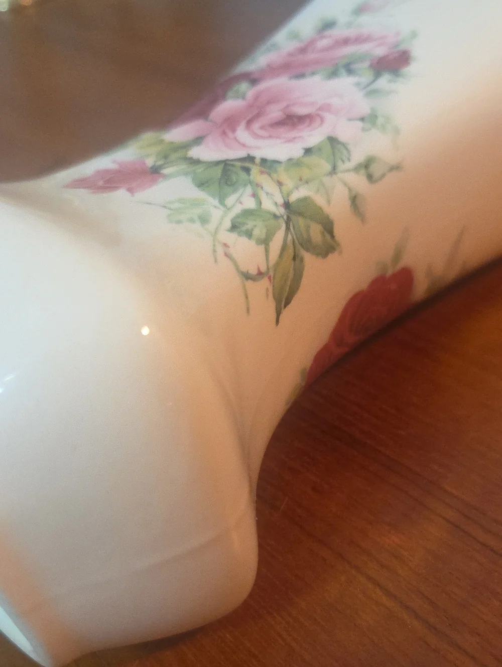 Kernewek Pottery, England Ceramic Rose Accent Vase